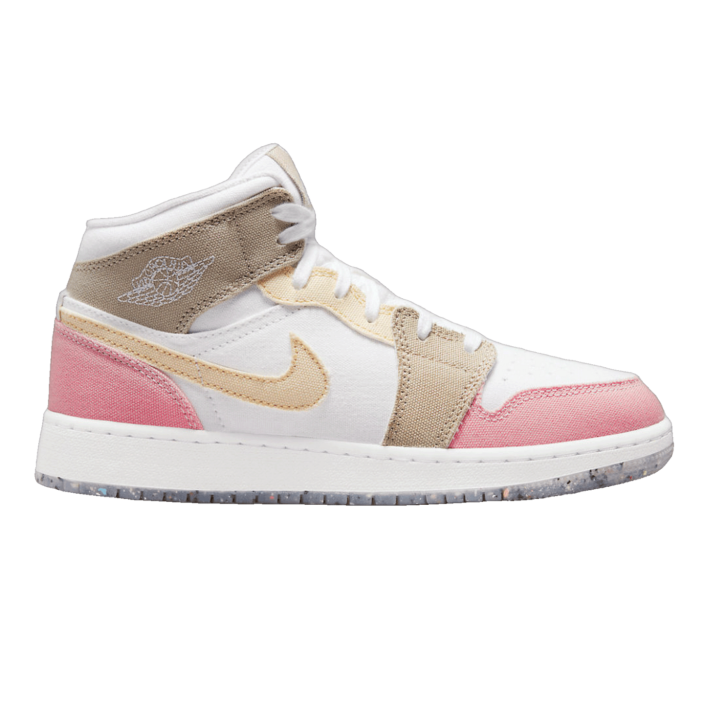 Nike Air Jordan 1 Mid SE Pastel Vivid Green Grind (GS)