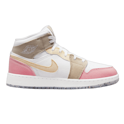 Nike Air Jordan 1 Mid SE Pastel Vivid Green Grind (GS)