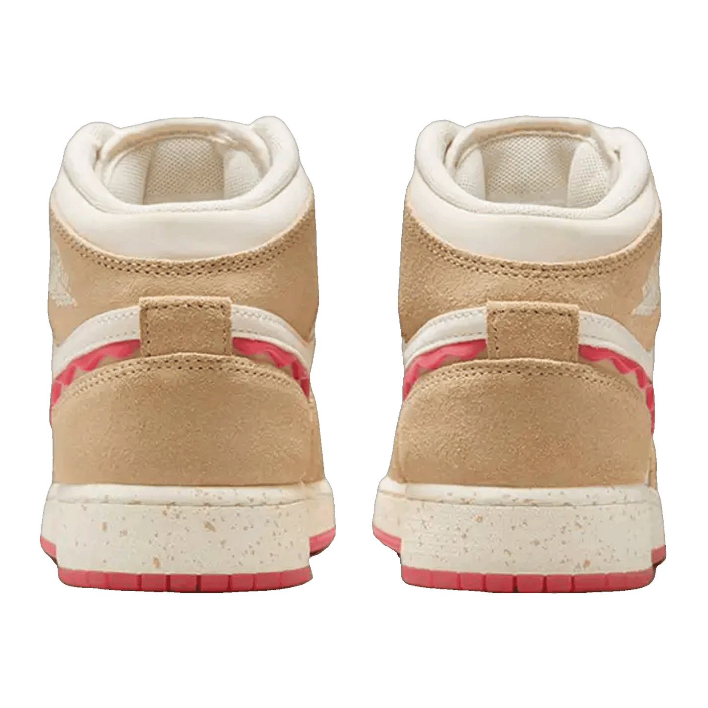 Nike Air Jordan 1 Mid SE Peanut Butter & Jelly (GS) Back