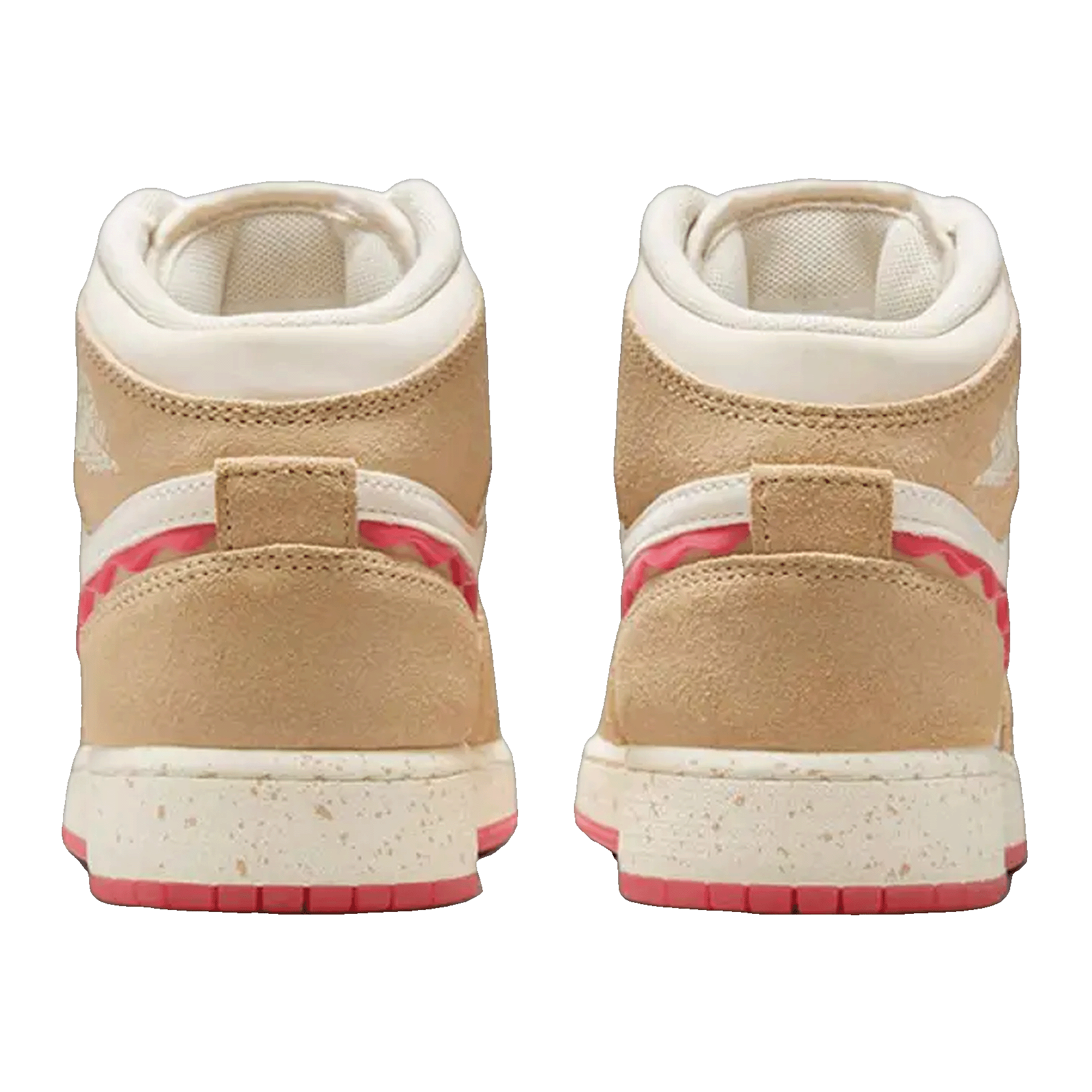 Nike Air Jordan 1 Mid SE Peanut Butter & Jelly (GS) Back