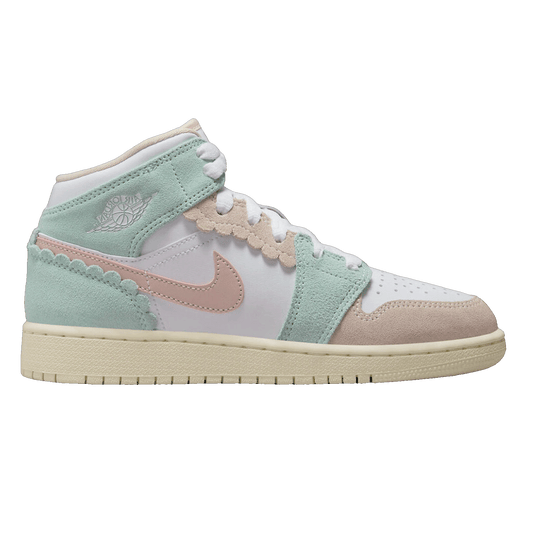 Nike Air Jordan 1 Mid SE Pink Oxford (GS)