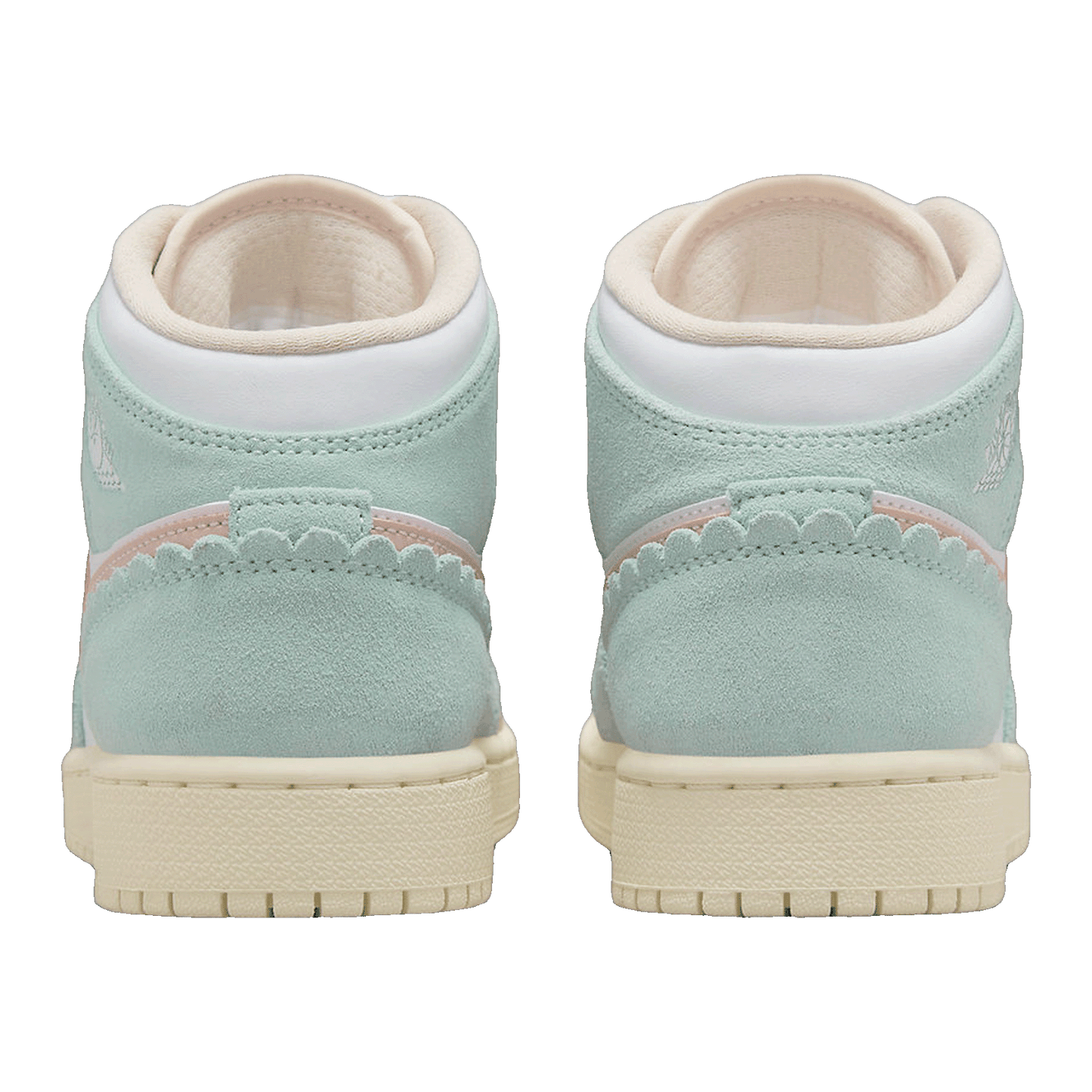 Nike Air Jordan 1 Mid SE Pink Oxford (GS) Back