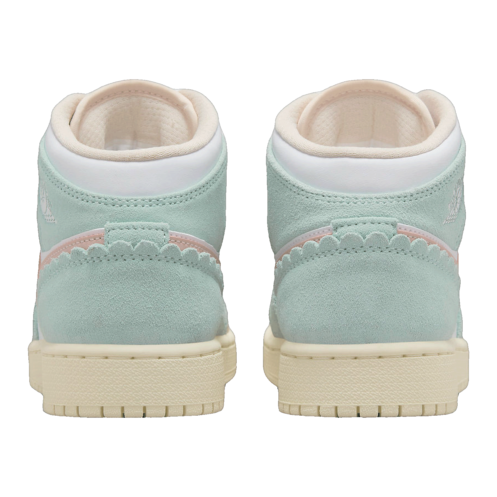 Nike Air Jordan 1 Mid SE Pink Oxford (GS) Back