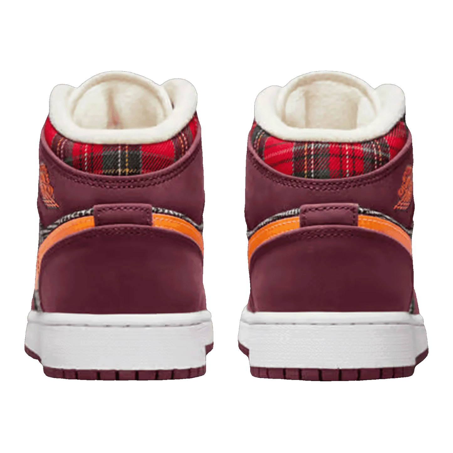 Nike Air Jordan 1 Mid SE Plaid (GS) Back