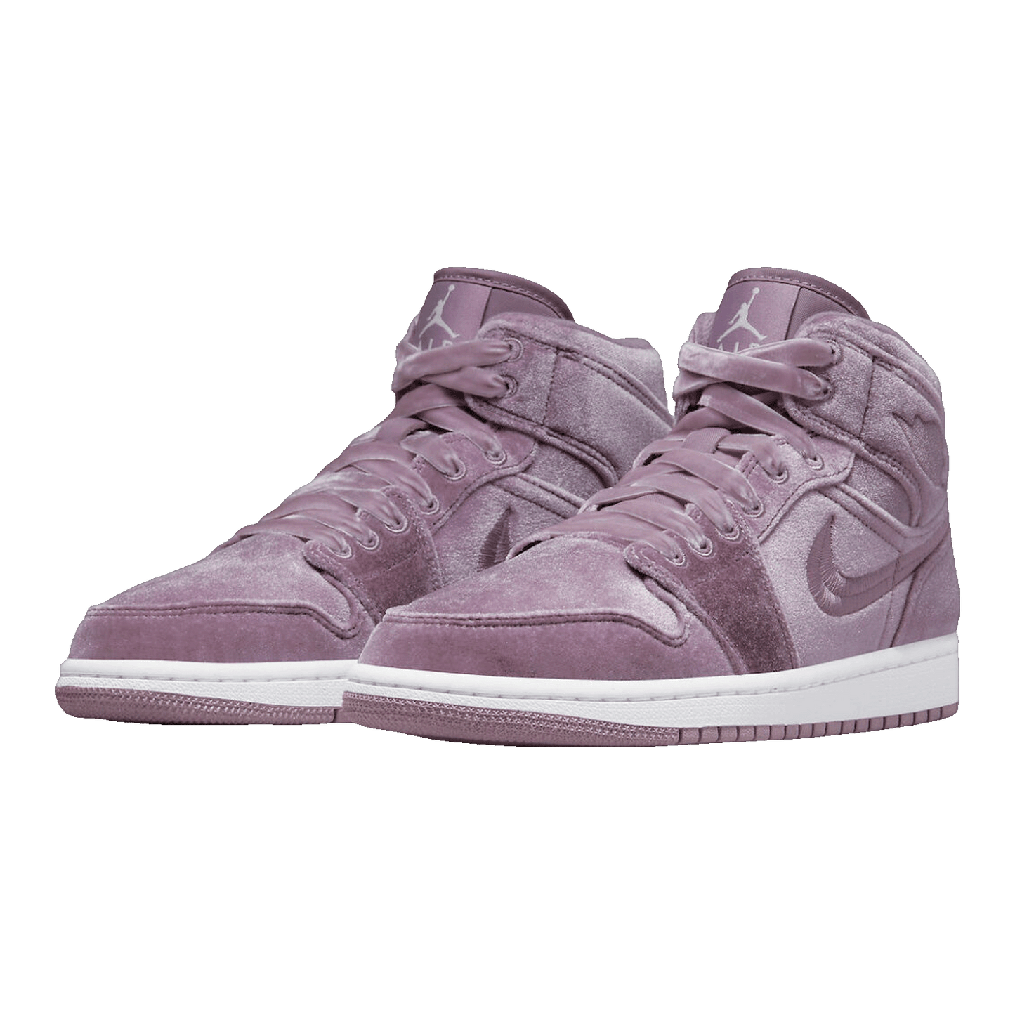 Nike Air Jordan 1 Mid SE Purple Velvet (W) Side
