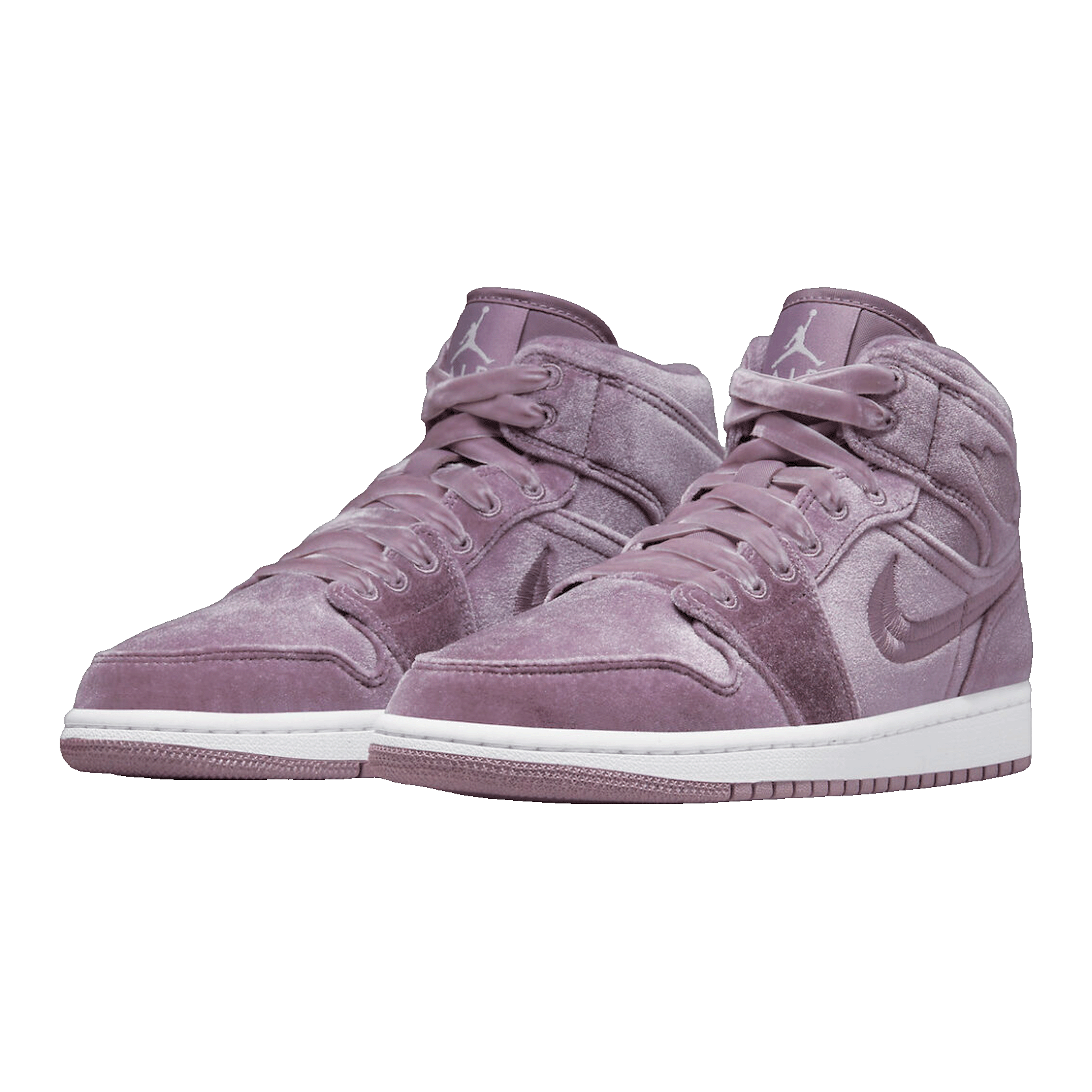 Nike Air Jordan 1 Mid SE Purple Velvet (W) Side