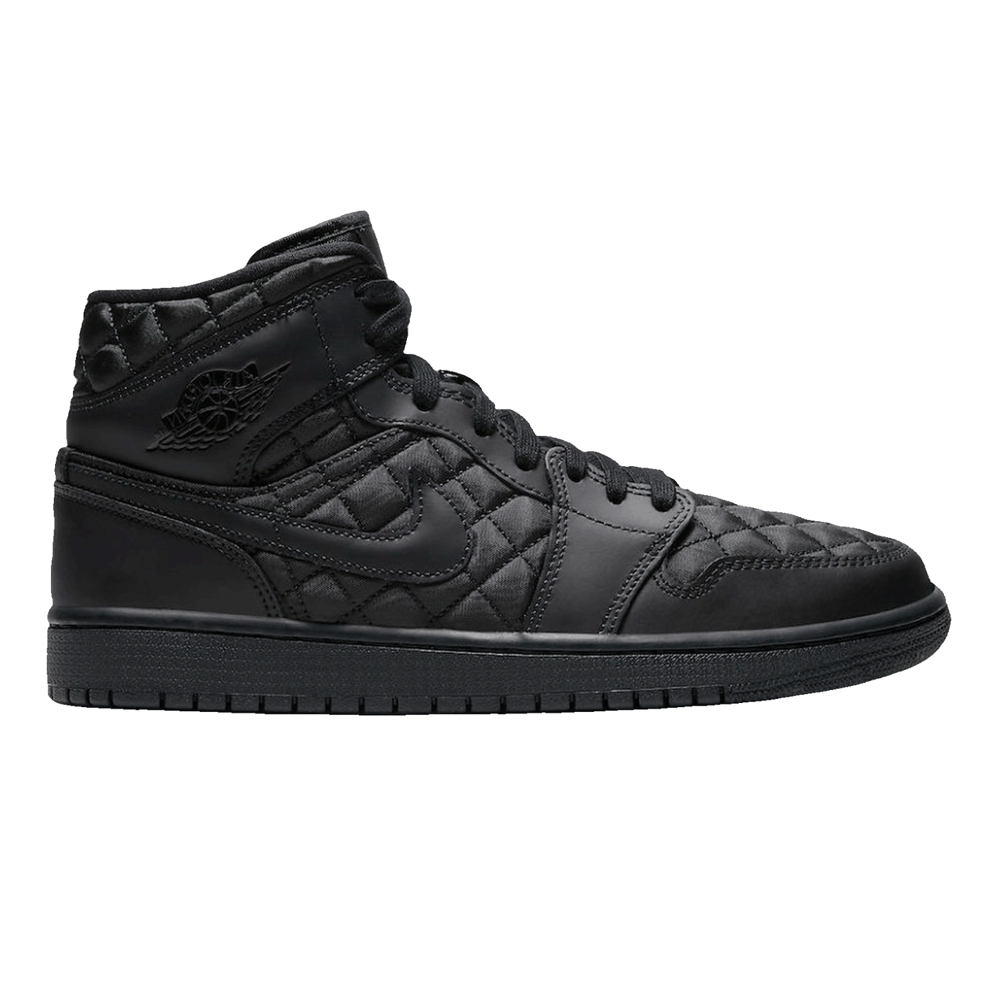 Nike Air Jordan 1 Mid SE Quilted Black (W)