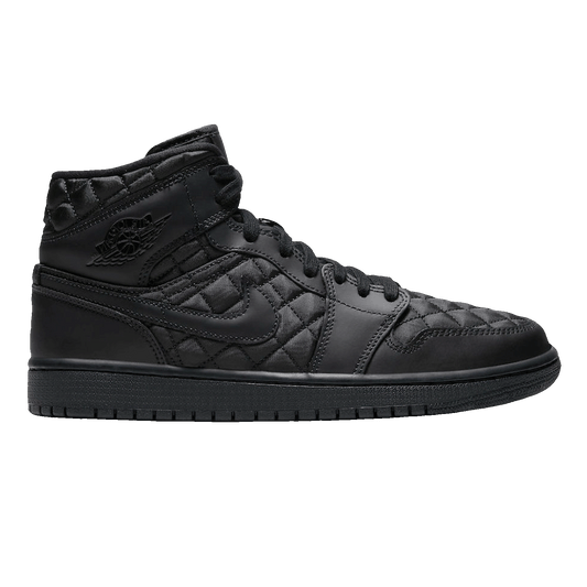 Nike Air Jordan 1 Mid SE Quilted Black (W)