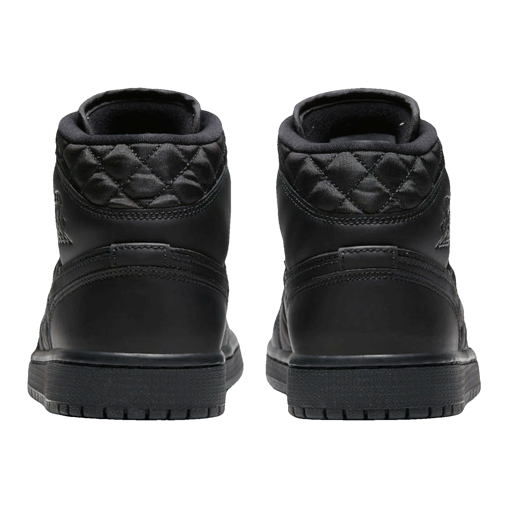 Nike Air Jordan 1 Mid SE Quilted Black (W) Back