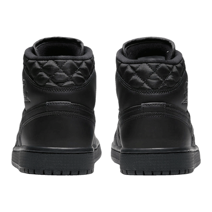 Nike Air Jordan 1 Mid SE Quilted Black (W) Back