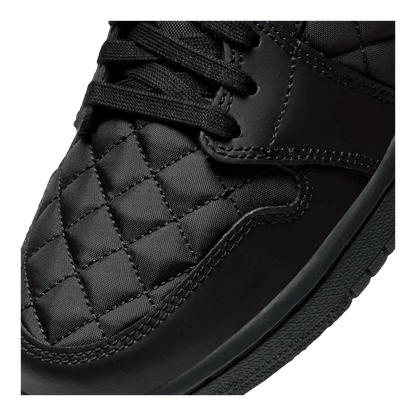 Nike Air Jordan 1 Mid SE Quilted Black (W) Detail