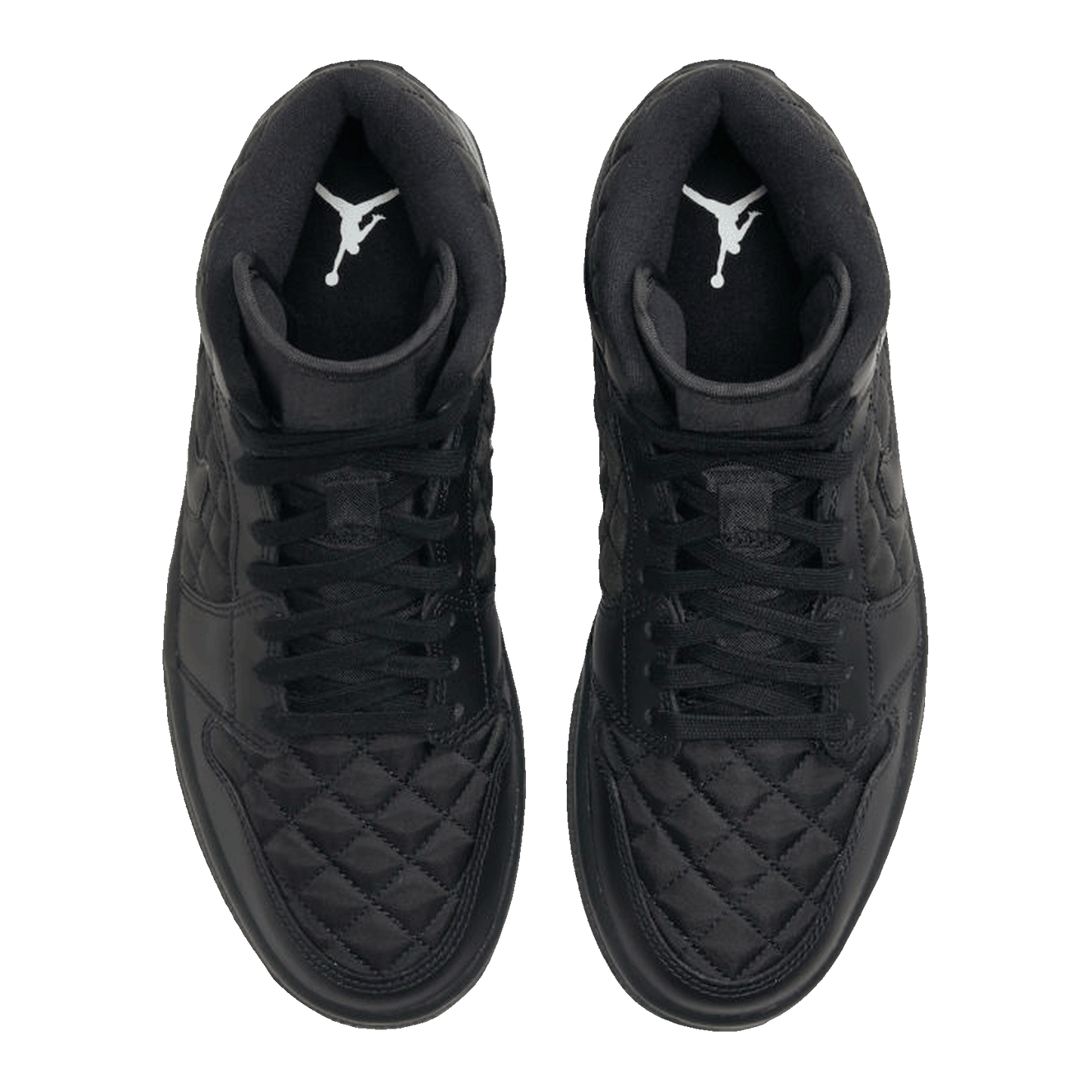Nike Air Jordan 1 Mid SE Quilted Black (W) Oben