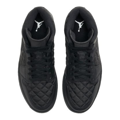 Nike Air Jordan 1 Mid SE Quilted Black (W) Oben