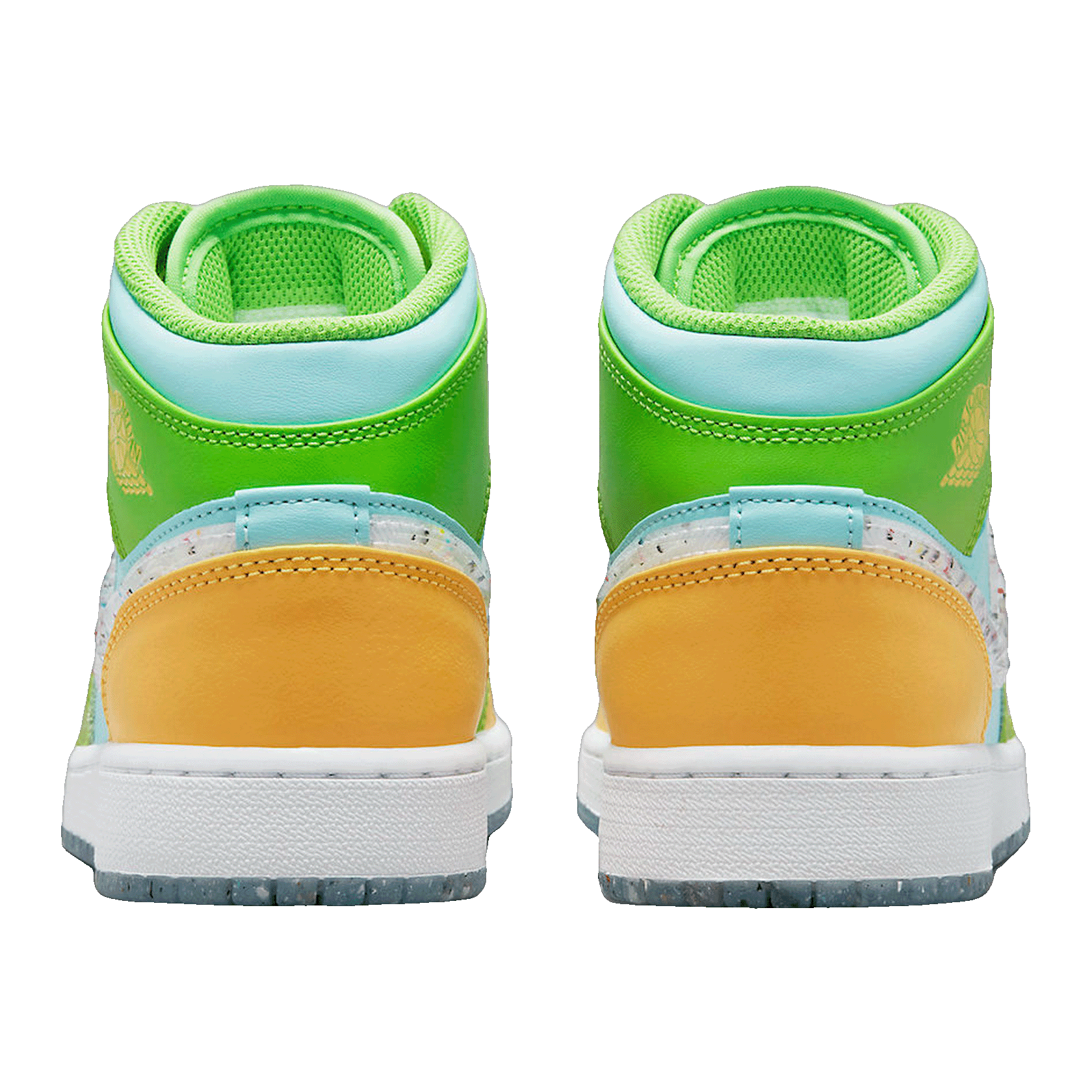 Nike Air Jordan 1 Mid SE Recycled Grind (GS) Back