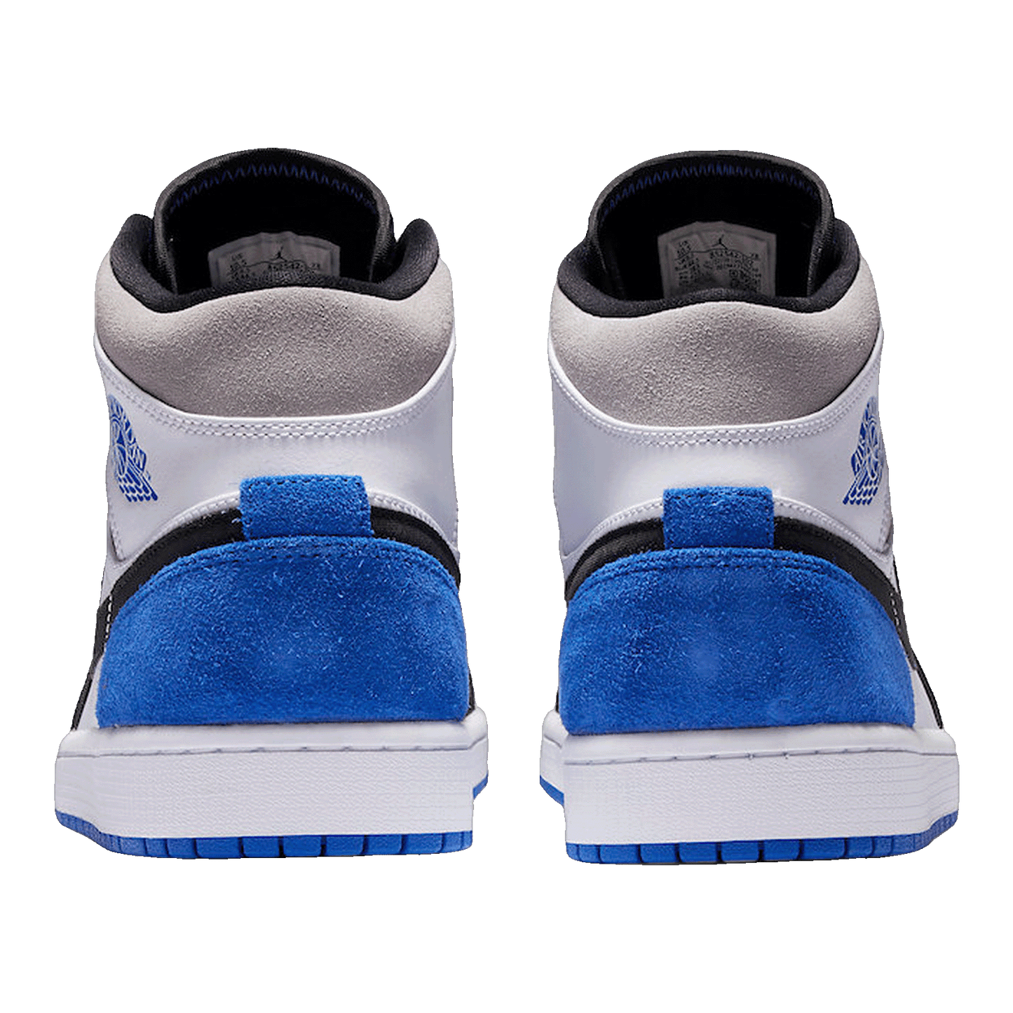 Nike Air Jordan 1 Mid SE Royal Black Toe Back