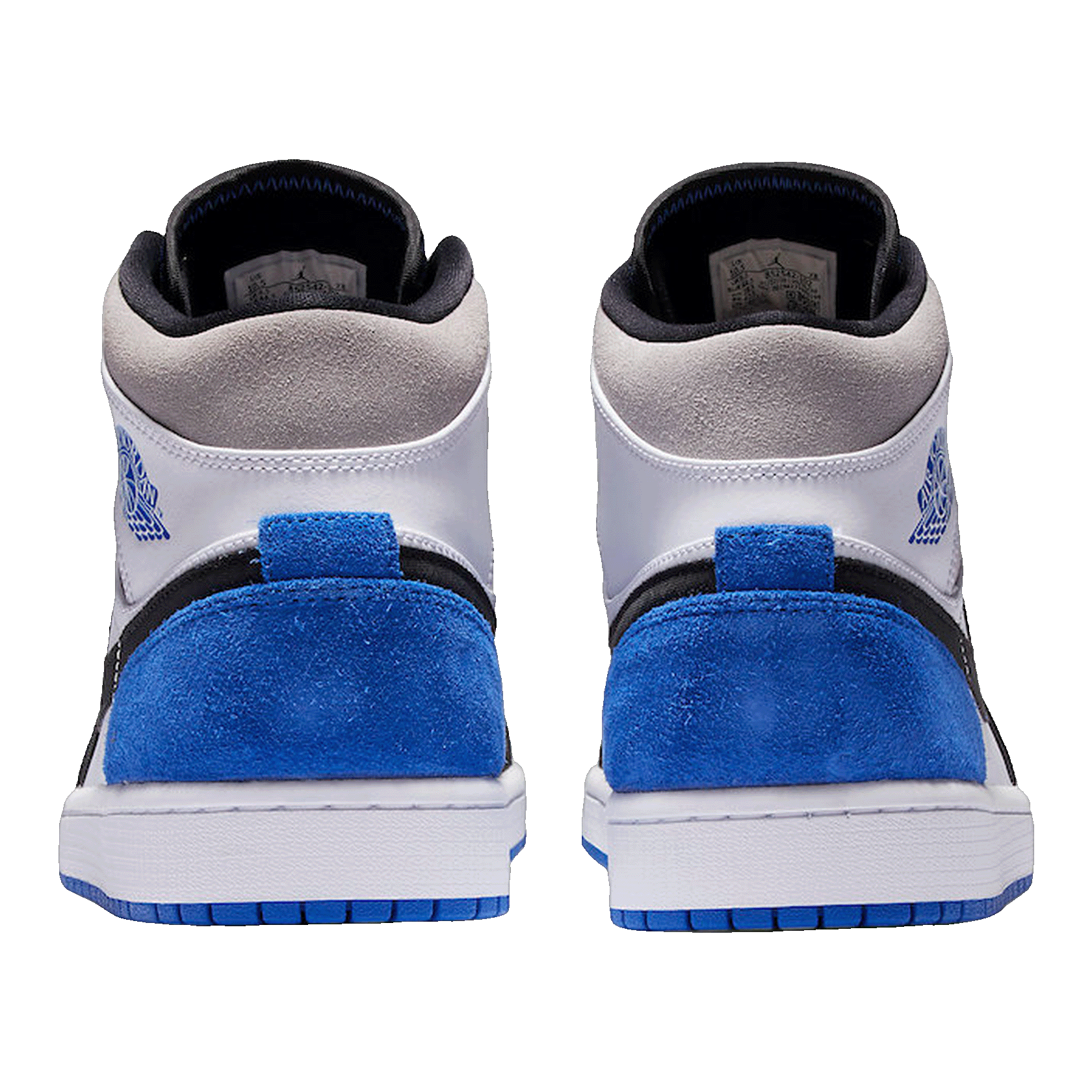 Nike Air Jordan 1 Mid SE Royal Black Toe Back