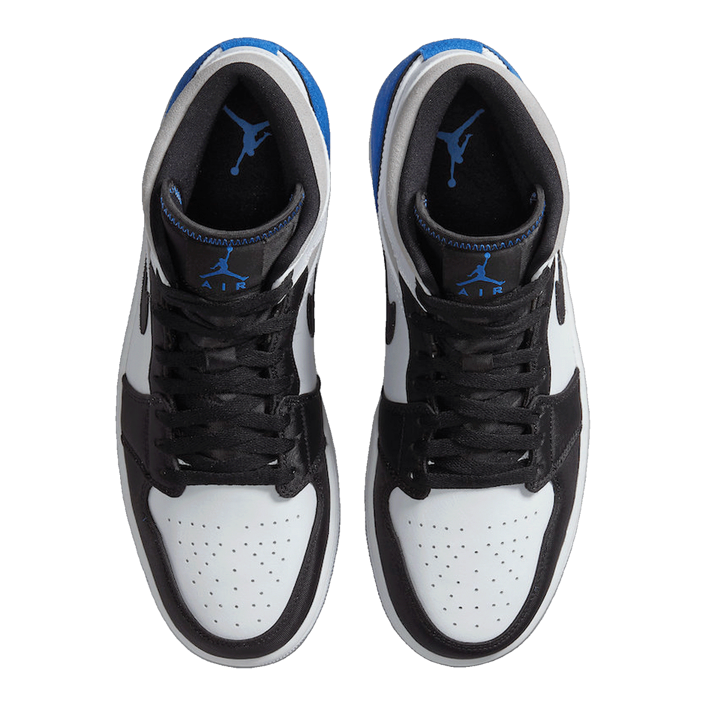 Nike Air Jordan 1 Mid SE Royal Black Toe Oben