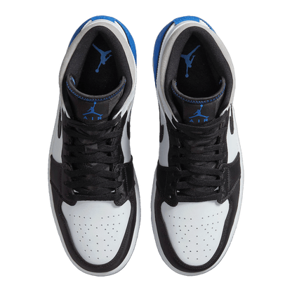 Nike Air Jordan 1 Mid SE Royal Black Toe Oben