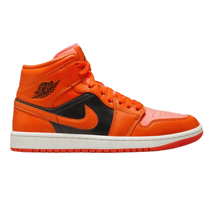 Nike Air Jordan 1 Mid SE Rush Orange Crimson Bliss (W)