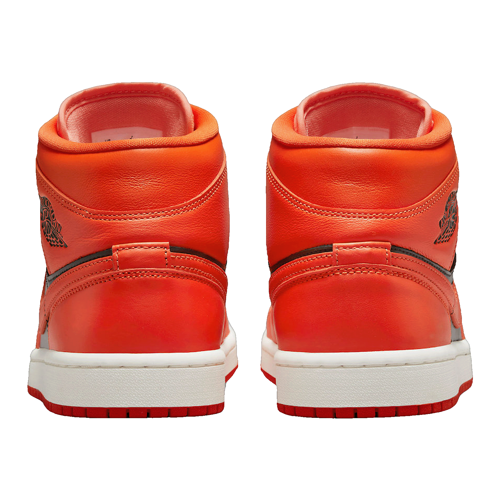 Nike Air Jordan 1 Mid SE Rush Orange Crimson Bliss (W) Back