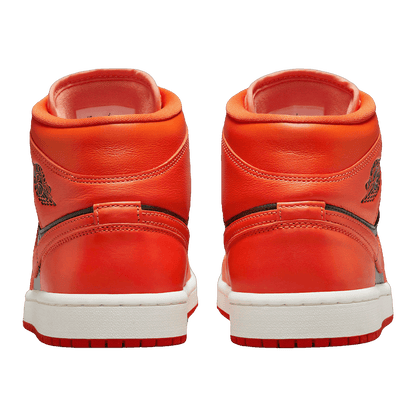 Nike Air Jordan 1 Mid SE Rush Orange Crimson Bliss (W) Back