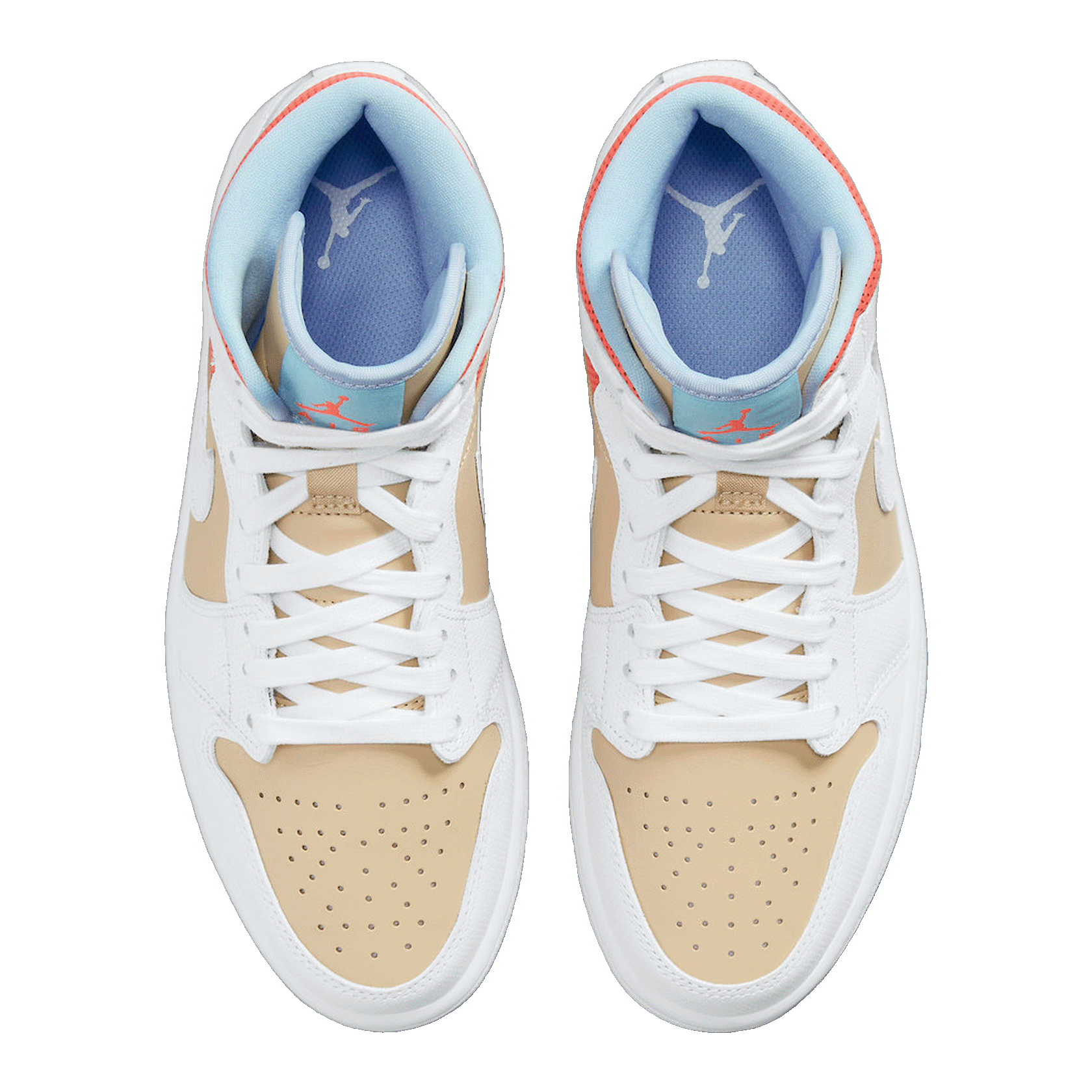 Nike Air Jordan 1 Mid SE Sesame (W) Oben