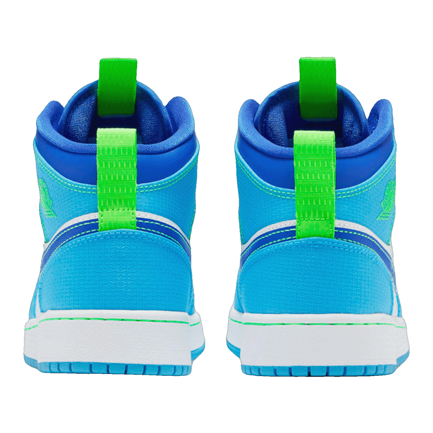 Nike Air Jordan 1 Mid SE Sprite Blue (GS) Back