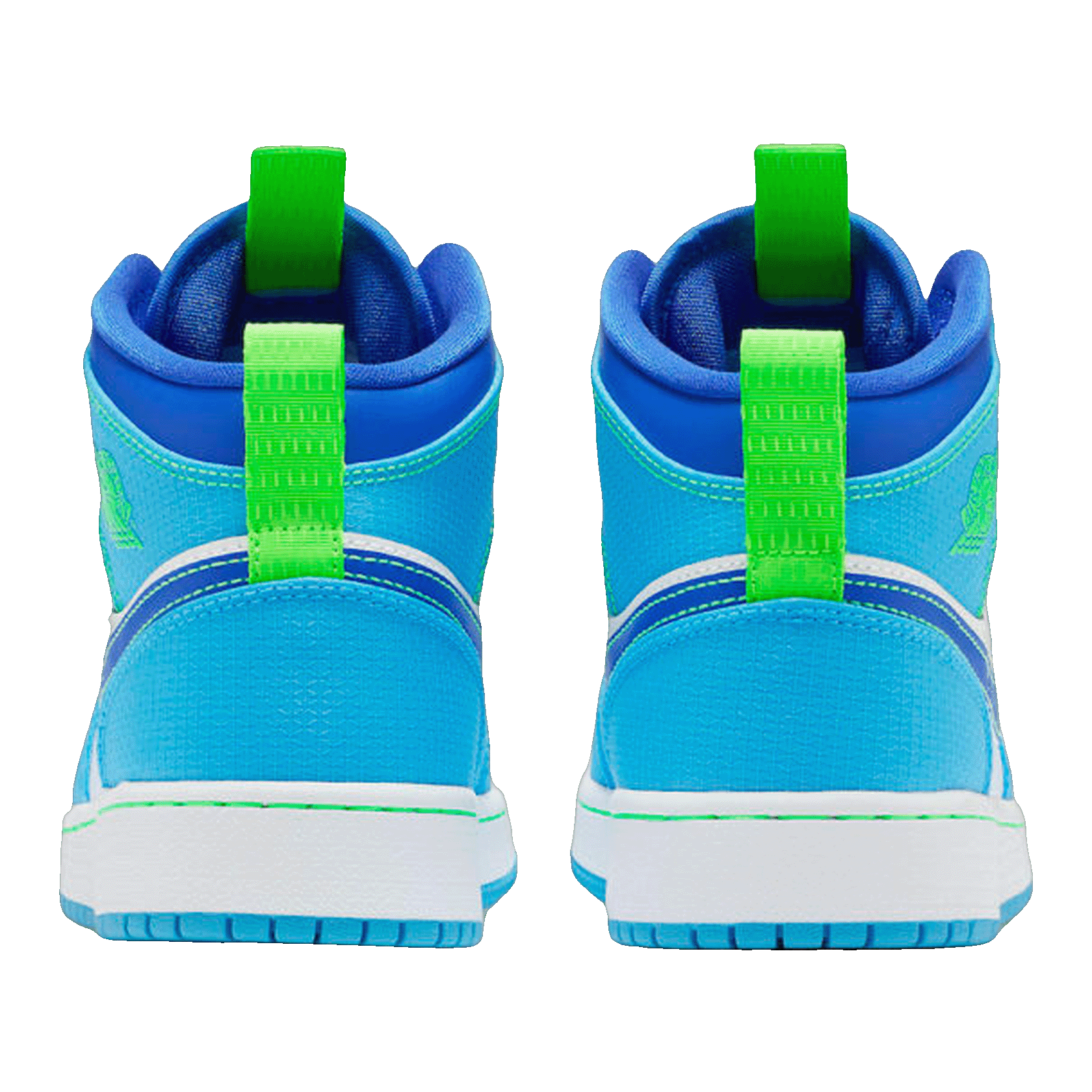 Nike Air Jordan 1 Mid SE Sprite Blue (GS) Back