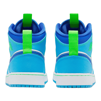 Nike Air Jordan 1 Mid SE Sprite Blue (GS) Back