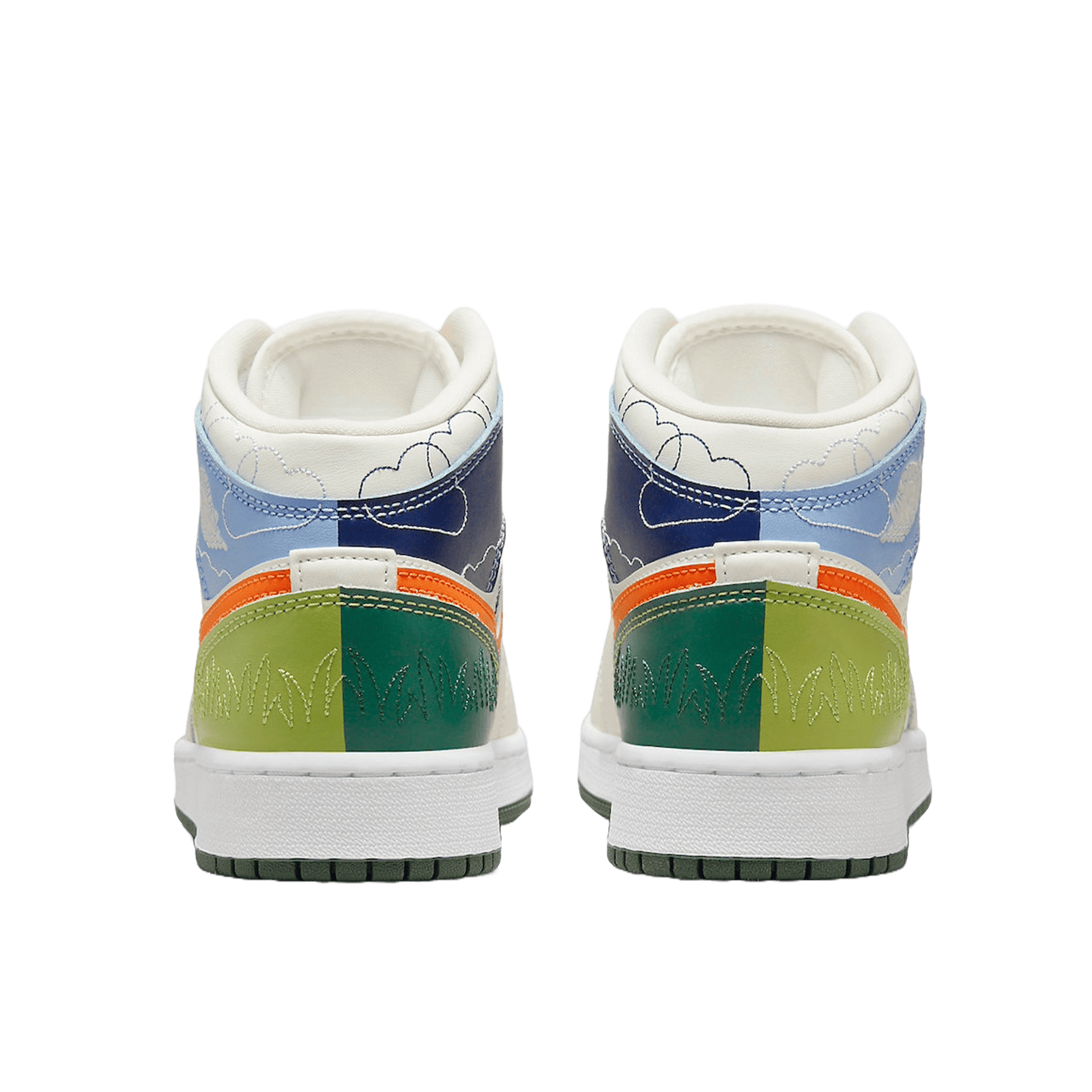Nike Air Jordan 1 Mid SE Stitch (GS) Back