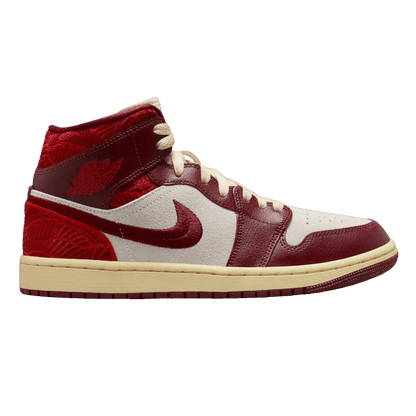 Nike Air Jordan 1 Mid SE Tiki Leaf Team Red (W)