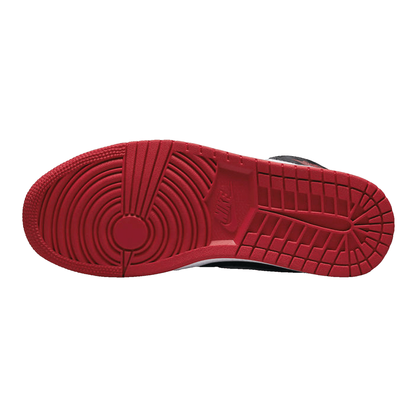 Nike Air Jordan 1 Mid SE Utility Canvas White Black Gym Red (W) Sohle