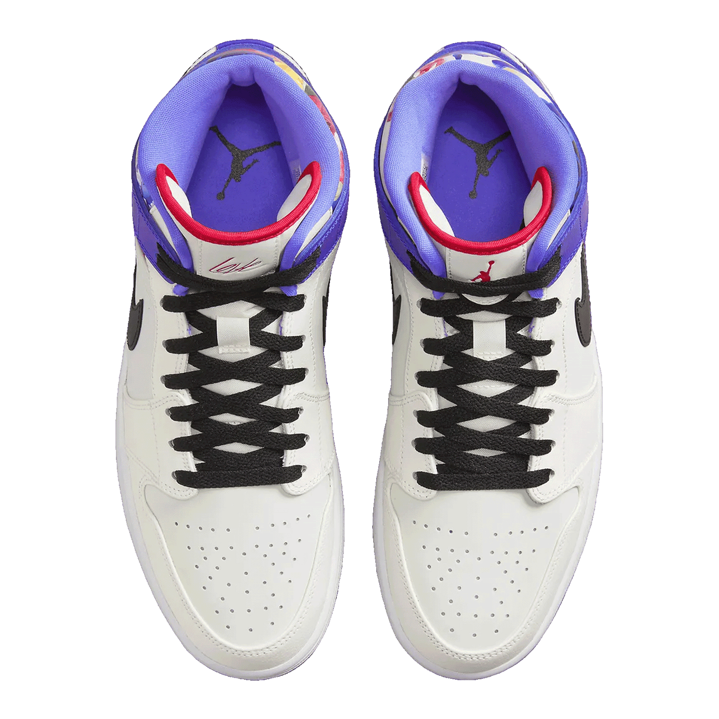 Nike Air Jordan 1 Mid SE Valentine's Day Flowers Oben