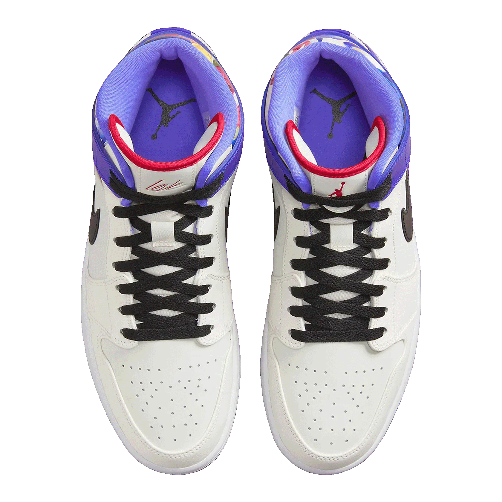 Nike Air Jordan 1 Mid SE Valentine's Day Flowers Oben