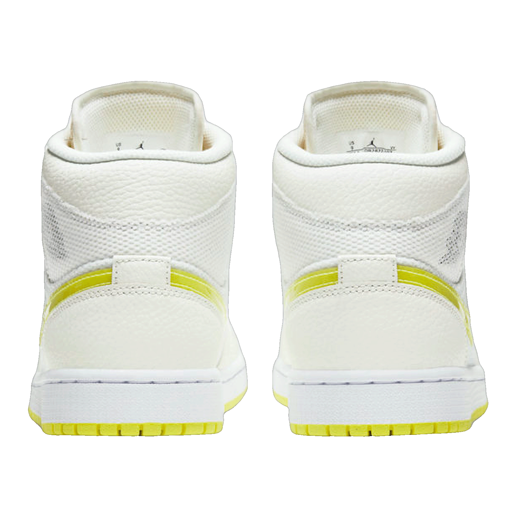 Nike Air Jordan 1 Mid SE Voltage Yellow (W) Back