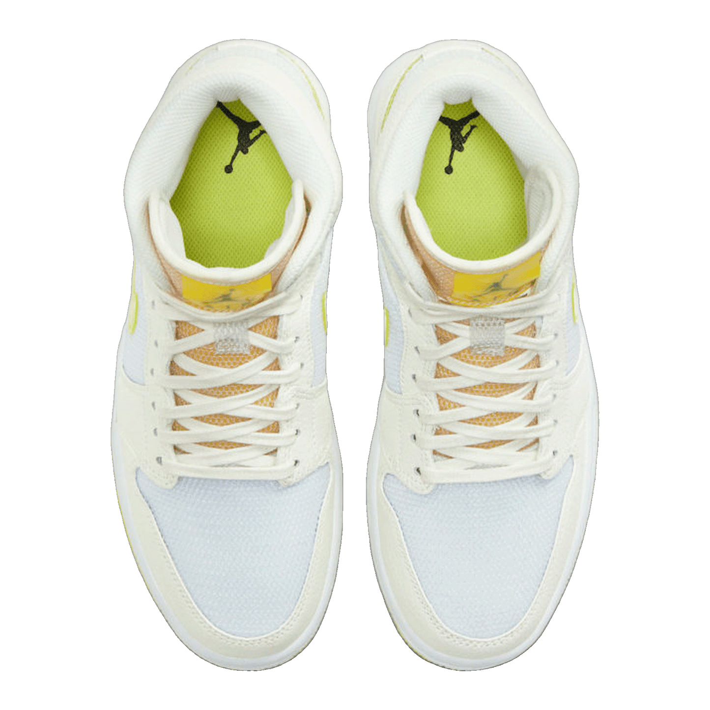 Nike Air Jordan 1 Mid SE Voltage Yellow (W) Oben