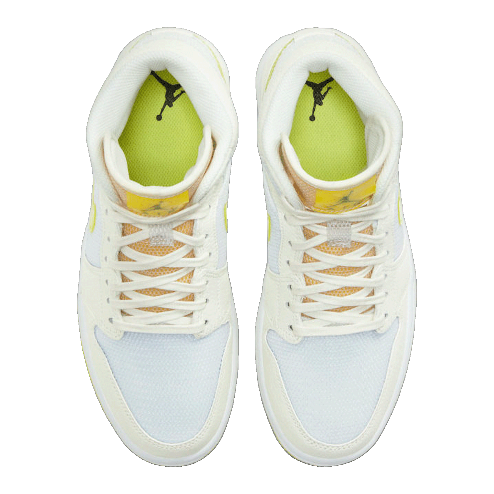 Nike Air Jordan 1 Mid SE Voltage Yellow (W) Oben