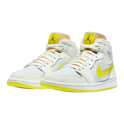 Nike Air Jordan 1 Mid SE Voltage Yellow (W) Side