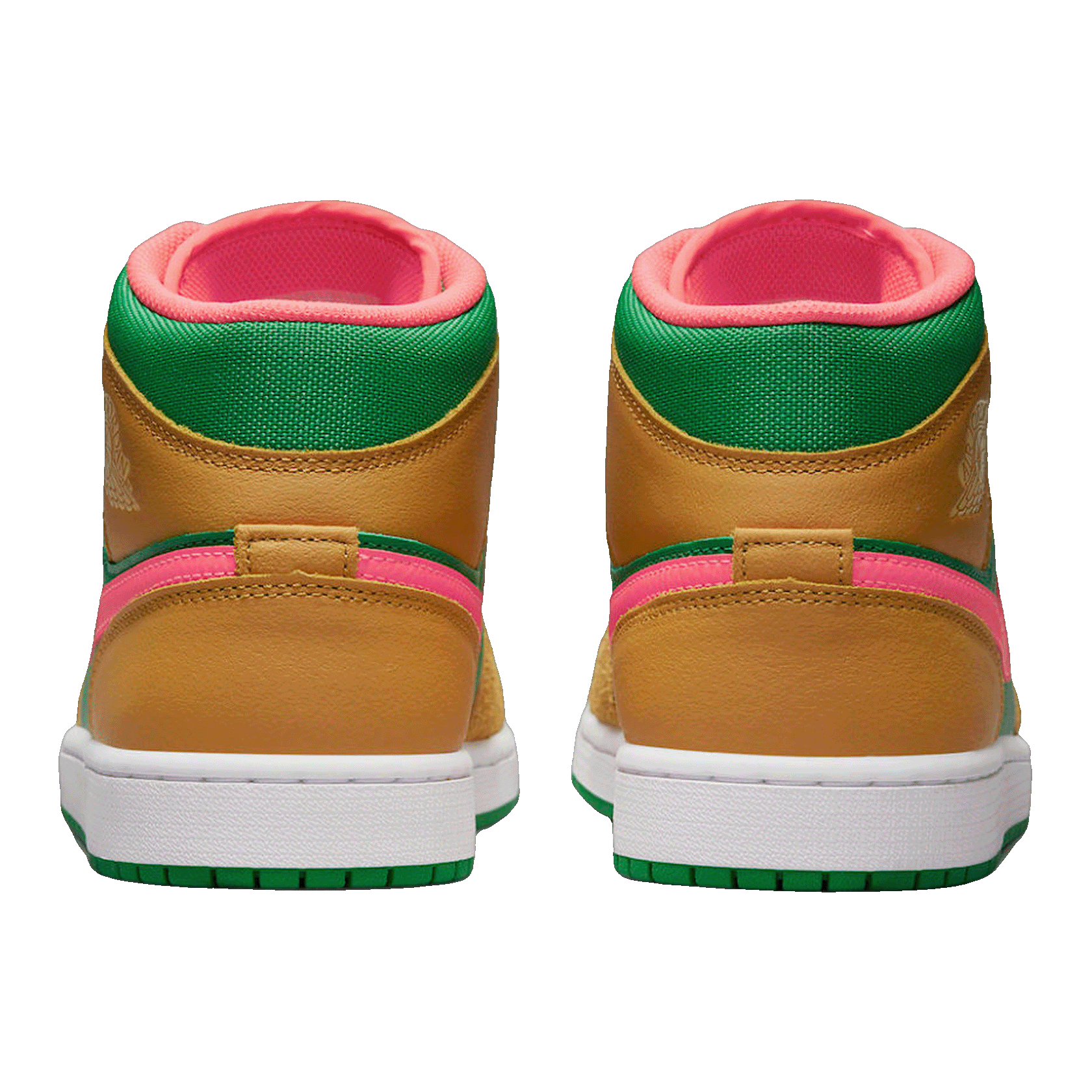 Nike Air Jordan 1 Mid SE Wheat Watermelon Back