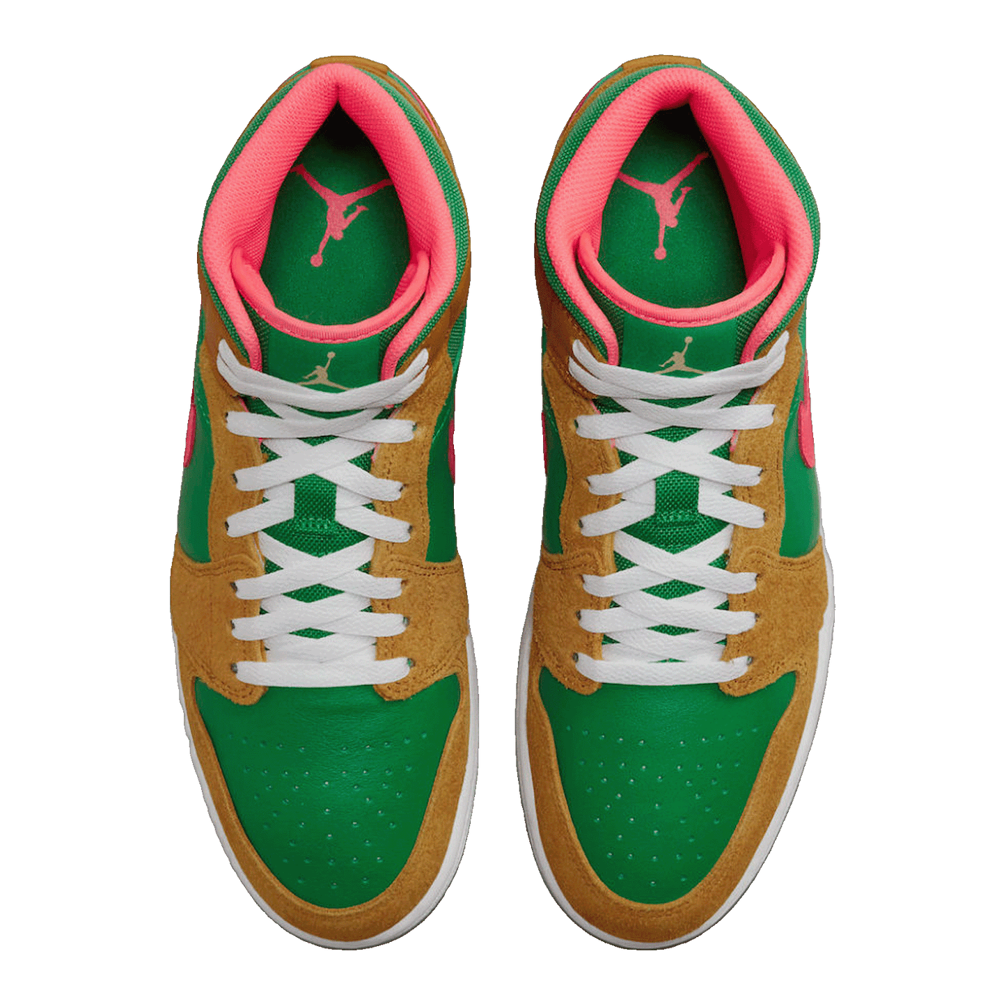 Nike Air Jordan 1 Mid SE Wheat Watermelon Oben