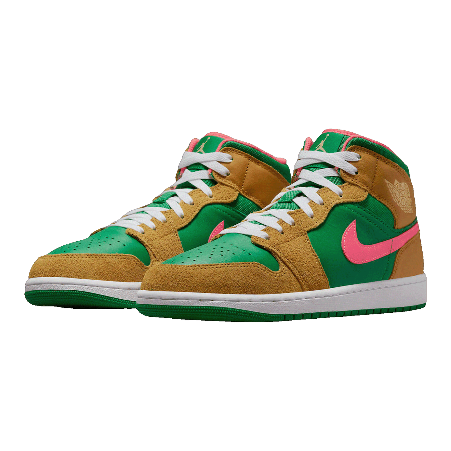 Nike Air Jordan 1 Mid SE Wheat Watermelon Side