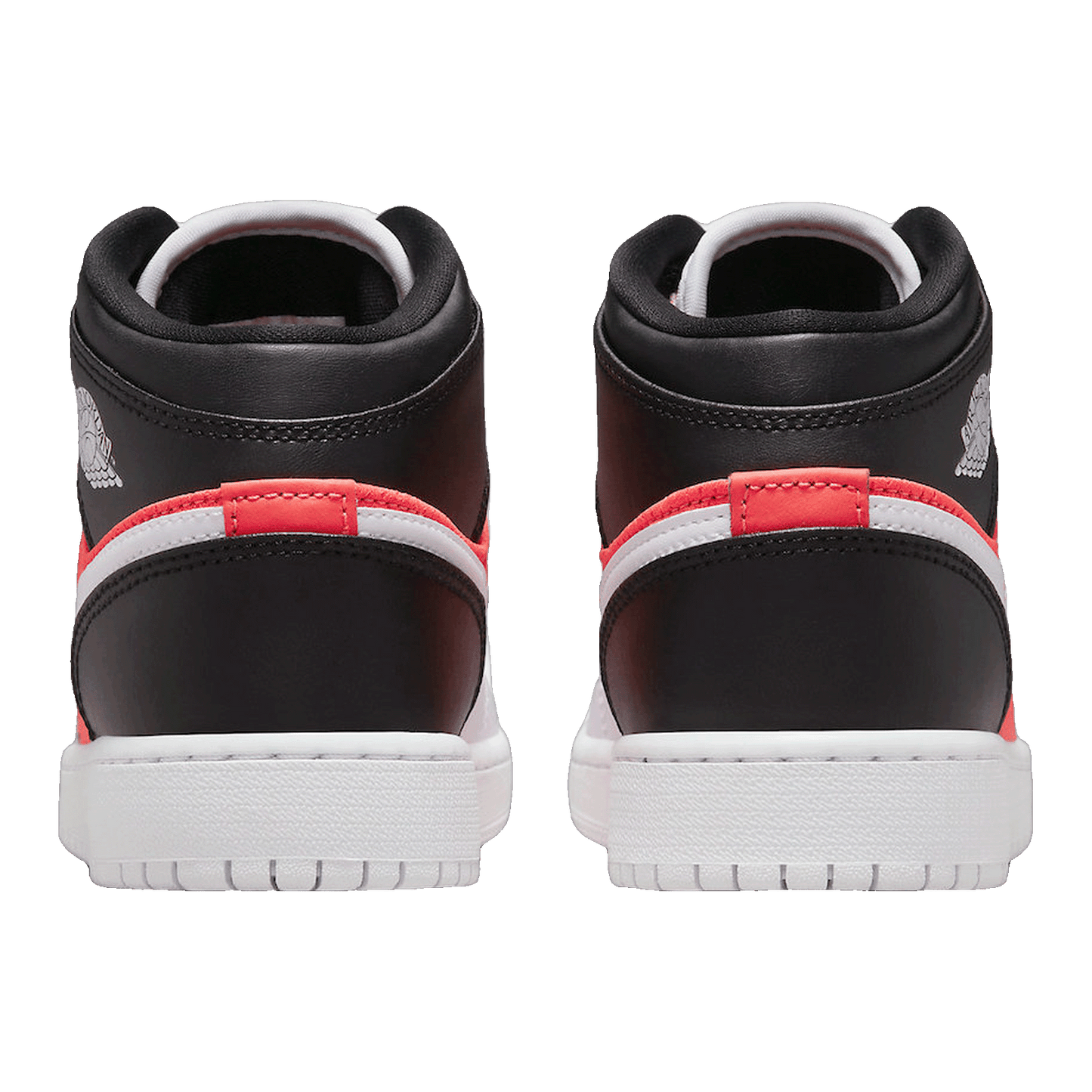 Nike Air Jordan 1 Mid SE White Black Infrared (GS) Back