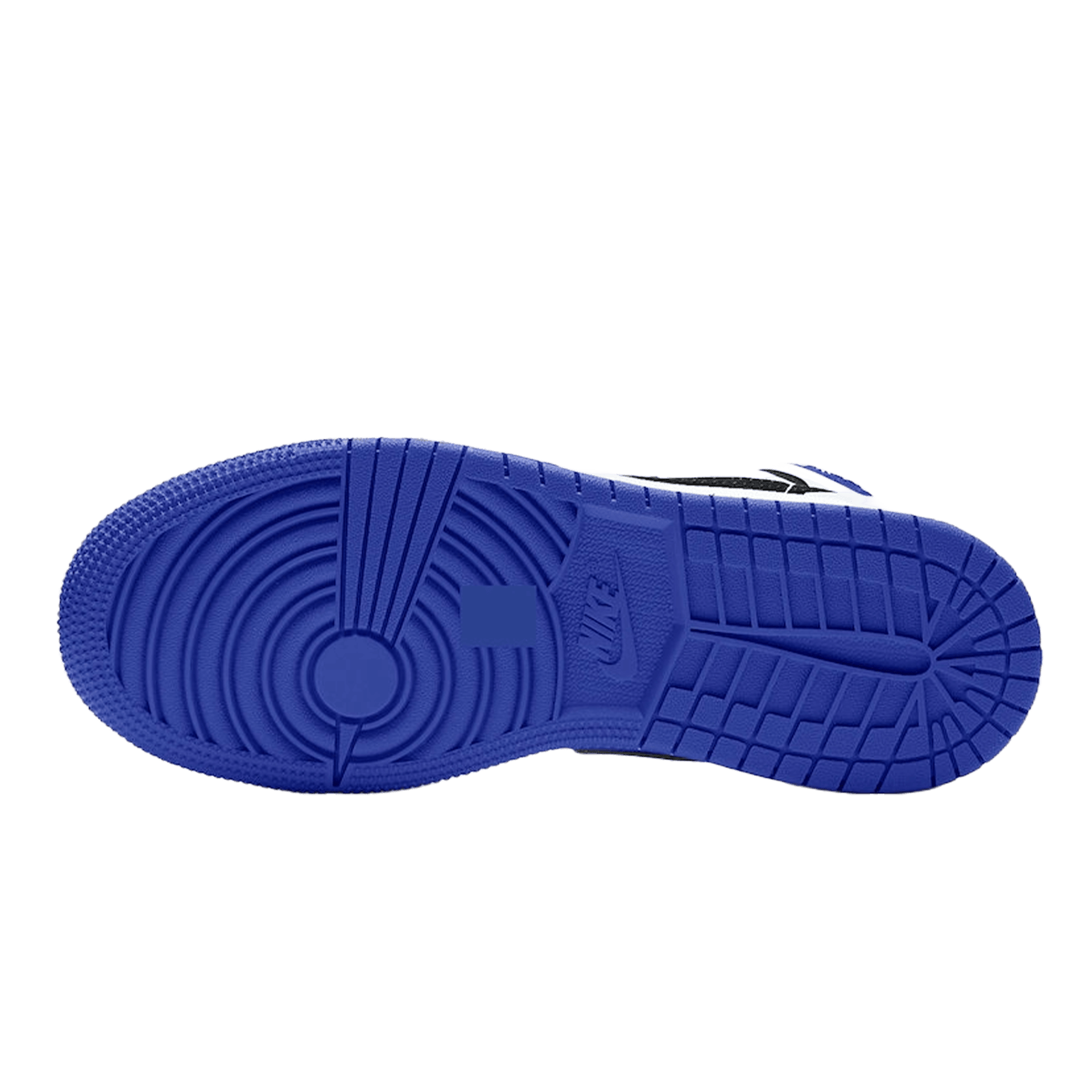 Nike Air Jordan 1 Mid SE White Black Royal (GS) Sohle