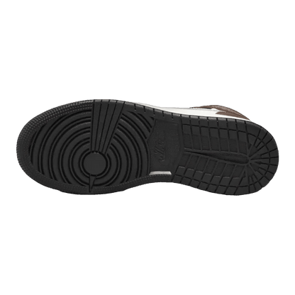 Nike Air Jordan 1 Mid SE White Brown Blue Grey (GS) Sohle