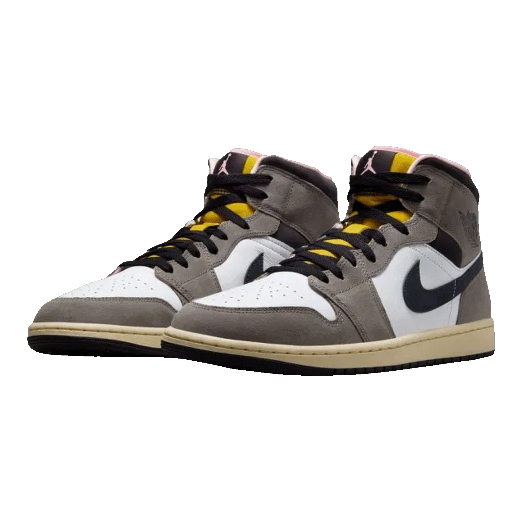 Nike Air Jordan 1 Mid SE White Cave Stone Side