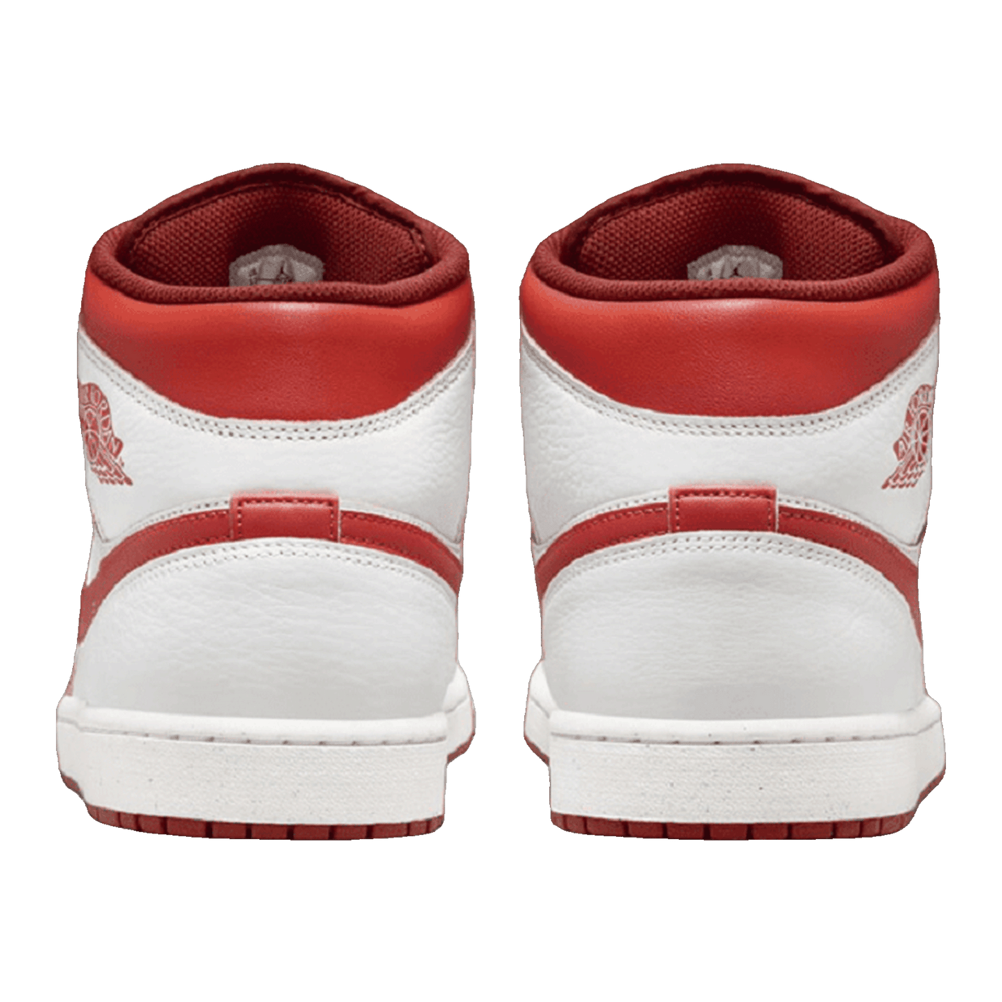 Nike Air Jordan 1 Mid SE White Dune Red (GS) Back