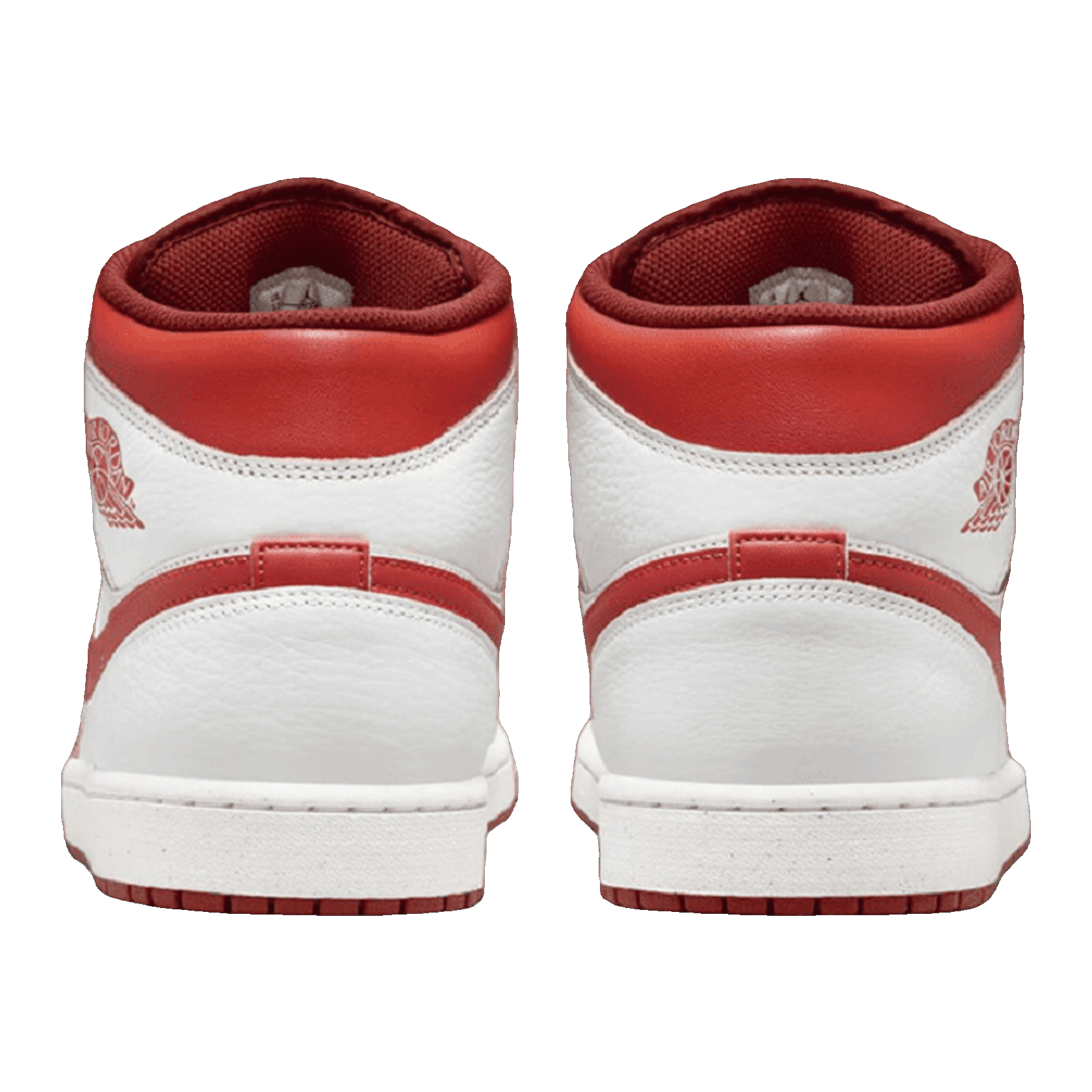 Nike Air Jordan 1 Mid SE White Dune Red (GS) Back