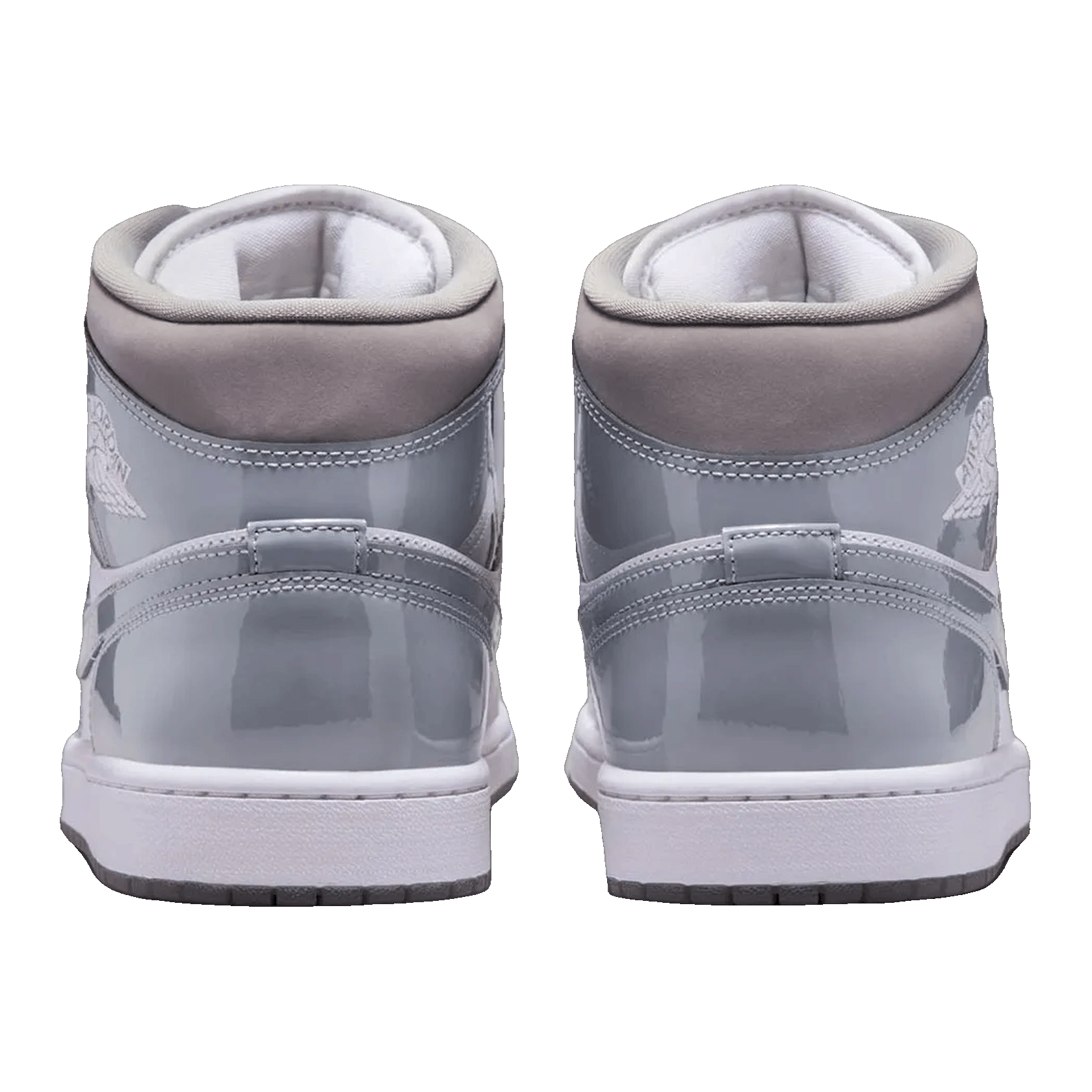 Nike Air Jordan 1 Mid SE White Medium Grey Cool Grey Back