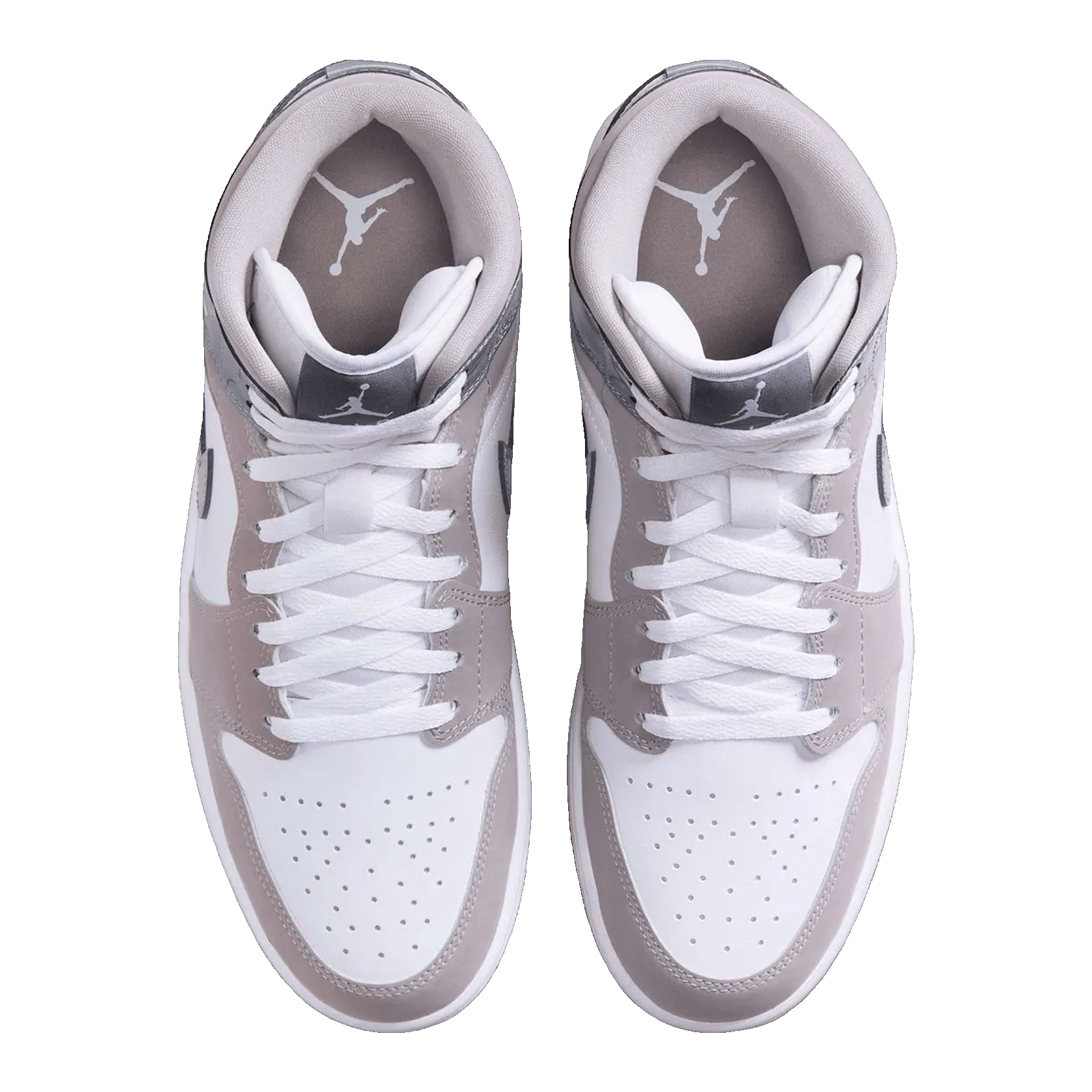 Nike Air Jordan 1 Mid SE White Medium Grey Cool Grey Oben