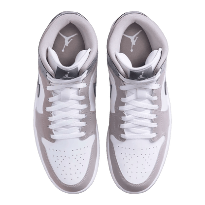 Nike Air Jordan 1 Mid SE White Medium Grey Cool Grey Oben